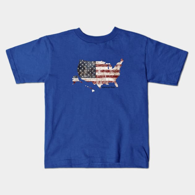 American Made Kids T-Shirt by MonarchGraphics